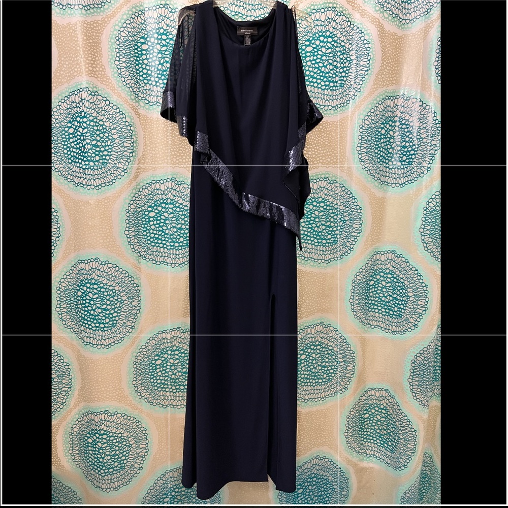Navy Blue Floor-length dress
